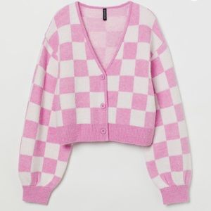 H&M Jacquard-knit Cardigan- Size L